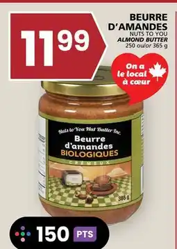 Rachelle-Bery Grocery NUTS TO YOU ALMOND BUTTER offer