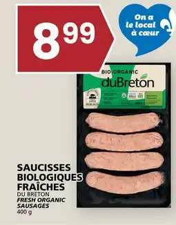 Rachelle-Bery Grocery DU BRETON FRESH ORGANIC SAUSAGES offer