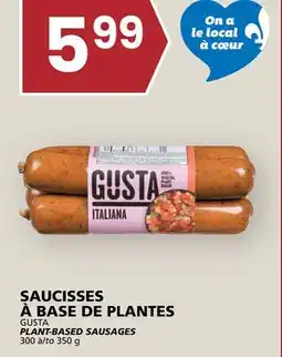 Rachelle-Bery Grocery GUSTA PLANT-BASED SAUSAGES offer