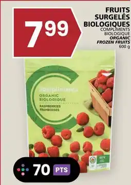 Rachelle-Bery Grocery COMPLIMENTS ORGANIC FROZEN FRUITS offer