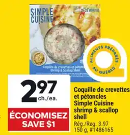 Giant Tiger Simple Cuisine shrimp & scallop shell offer