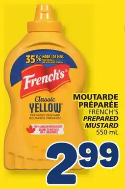Marché Bonichoix FRENCH'S PREPARED MUSTARD offer