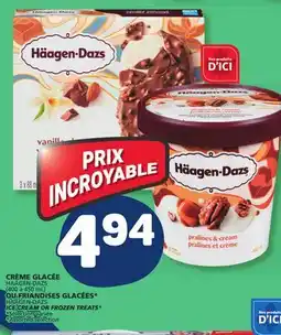 Marché Bonichoix HAÄGEN-DAZS (400 à 450 mL) HAÄGEN-DAZS ICE CREAM OR FROZEN TREATS offer