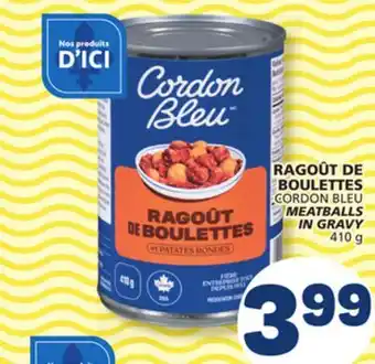 Marché Bonichoix CORDON BLEU MEATBALLS offer