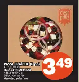 Marché Bonichoix C'EST PRÊT! ((6 in.) FRESH PIZZA offer