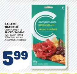 Marché Bonichoix COMPLIMENTS SLICED SALAMI offer