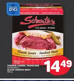 Marché Bonichoix SCHWARTZ'S SLICED SMOKED MEAT offer