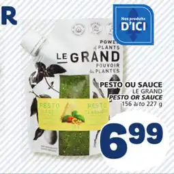 Marché Bonichoix LE GRAND PESTO OR SAUCE offer