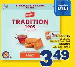 Marché Bonichoix LECLERC TRADITION 1905 COOKIES offer