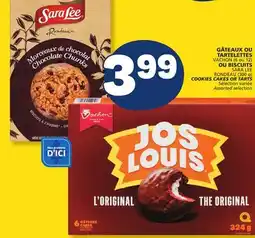 Marché Bonichoix SARA LEE RONDEAU (300 g) COOKIES CAKES OR TARTS offer