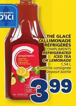 Marché Bonichoix COMPLIMENTS REFRIGERATED REFRIGERATED ICED TEA offer