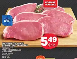 Marché Bonichoix FRESH BONELESS PORK LOIN CHOPS offer