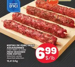 Marché Bonichoix FRESH SEASONED PORK KOFTAS PORK KOFTAS offer