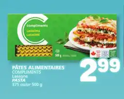 Marché Bonichoix COMPLIMENTS Lasagne PASTA offer