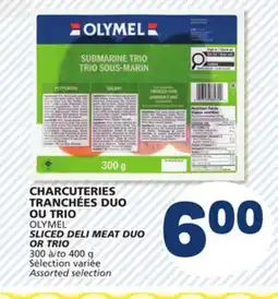 Marché Bonichoix OLYMEL SLICED DELI MEAT DUO OR TRIO offer
