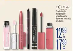 Jean Coutu L'ORÉAL PARIS Selected makeup products offer