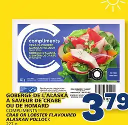 Marché Bonichoix COMPLIMENTS CRAB OR LOBSTER FLAVOURED ALASKAN POLLOCKK offer
