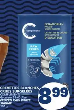 Marché Bonichoix COMPLIMENTS FROZEN RAW WHITE SHRIMP offer