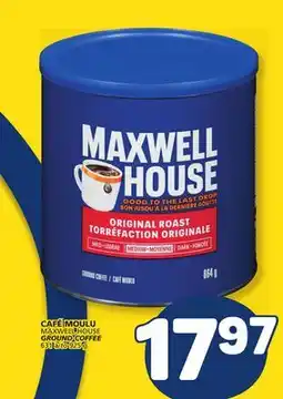 Marché Bonichoix MAXWELL HOUSE GROUND COFFEE offer