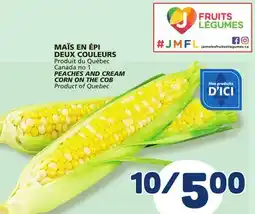 Marché Bonichoix PEACHES AND CREAM CORN ON THE COB offer