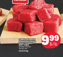 Marché Bonichoix FRESH STEWING BEEF CUBES offer
