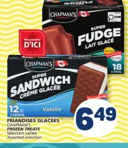Marché Bonichoix CHAPMAN'S FROZEN TREATS offer