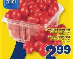Marché Bonichoix TOMATES RAISINS offer