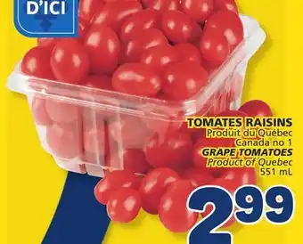 Marché Bonichoix TOMATES RAISINS offer