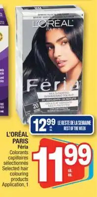 Jean Coutu L'ORÉAL PARIS Féria Selected hair colouring products offer