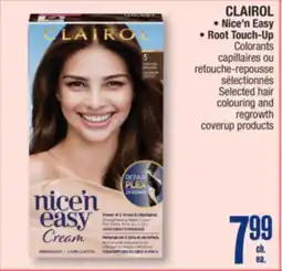 Jean Coutu CLAIROL Selected hair colouring and regrowth coverup products offer