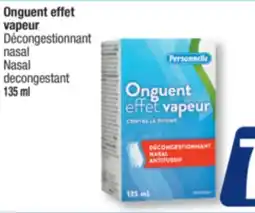 Jean Coutu PERSONNELLE vapeur Nasal decongestant offer