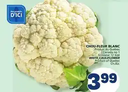 Marché Bonichoix WHITE CAULIFLOWER Product of Quebec offer