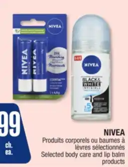 Jean Coutu NIVEA Selected body care and lip balm products offer