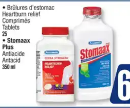 Jean Coutu PERSONNELLE Heartburn relief Tablets offer