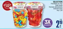 Jean Coutu SELECTION Bulk treats Selected sizes offer