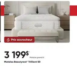 Dormez Vous Matelas Beautyrest Trilliant 50 offer