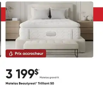 Dormez Vous Matelas Beautyrest Trilliant 50 offer