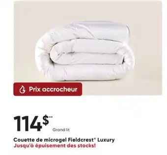Dormez Vous Couette de microgel Fieldcrest Luxury offer