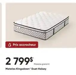 Dormez Vous Matelas Kingsdown Duet Halsey offer