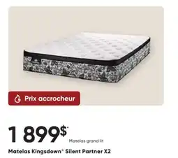 Dormez Vous Matelas Kingsdown Silent Partner X2 offer