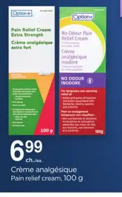Proxim Option+ Pain relief cream offer