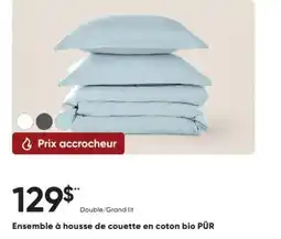 Dormez Vous Ensemble à housse de couette en coton bio PÜR offer