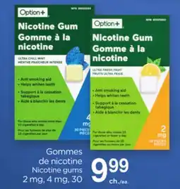 Proxim OPTION+ Nicotine gums offer