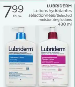 Proxim LUBRIDERM Selected moisturizing lotions offer