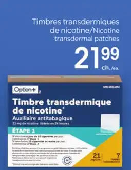 Proxim OPTION+ Nicotine transdermal patches offer
