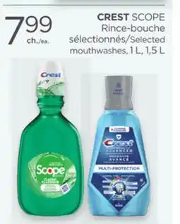 Proxim CREST SCOPE Selected mouthwashes offer