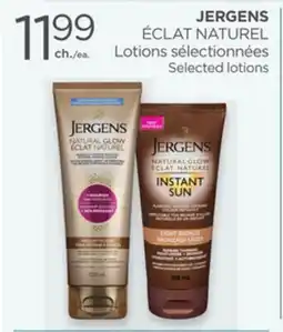 Proxim JERGENS ÉCLAT NATUREL Selected lotions offer