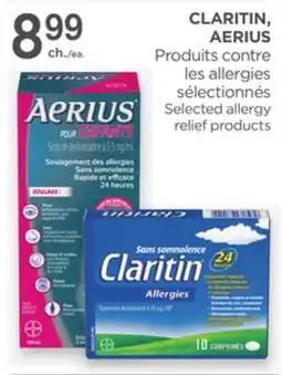 Proxim CLARITIN, AERIUS Selected allergy relief products offer