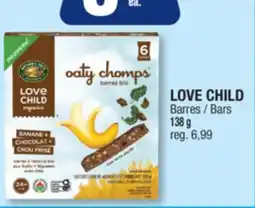 Jean Coutu LOVE CHILD Bars offer