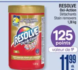 Jean Coutu RESOLVE Oxi-Action Stain removers offer